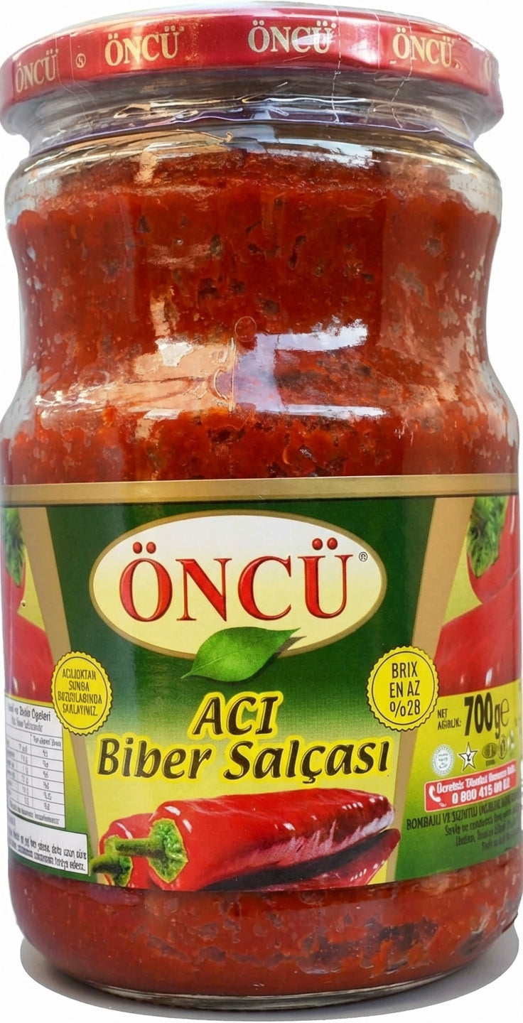 Oncu Hot Pepper Paste 370G (Spicy) (Case of 12)