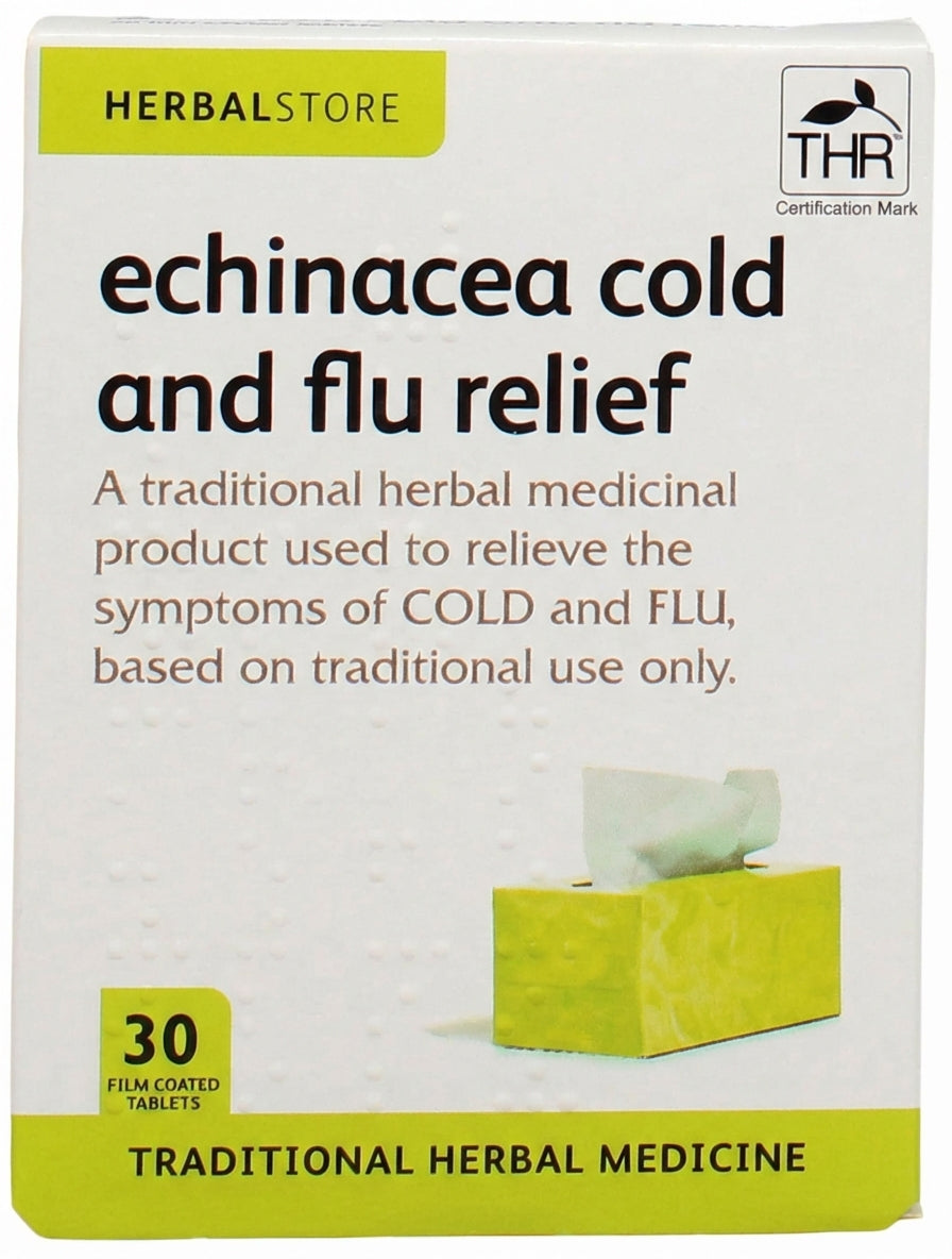 Herbal Store Echinacea Cold and Flu Relief 500MG Tablet 30'S
