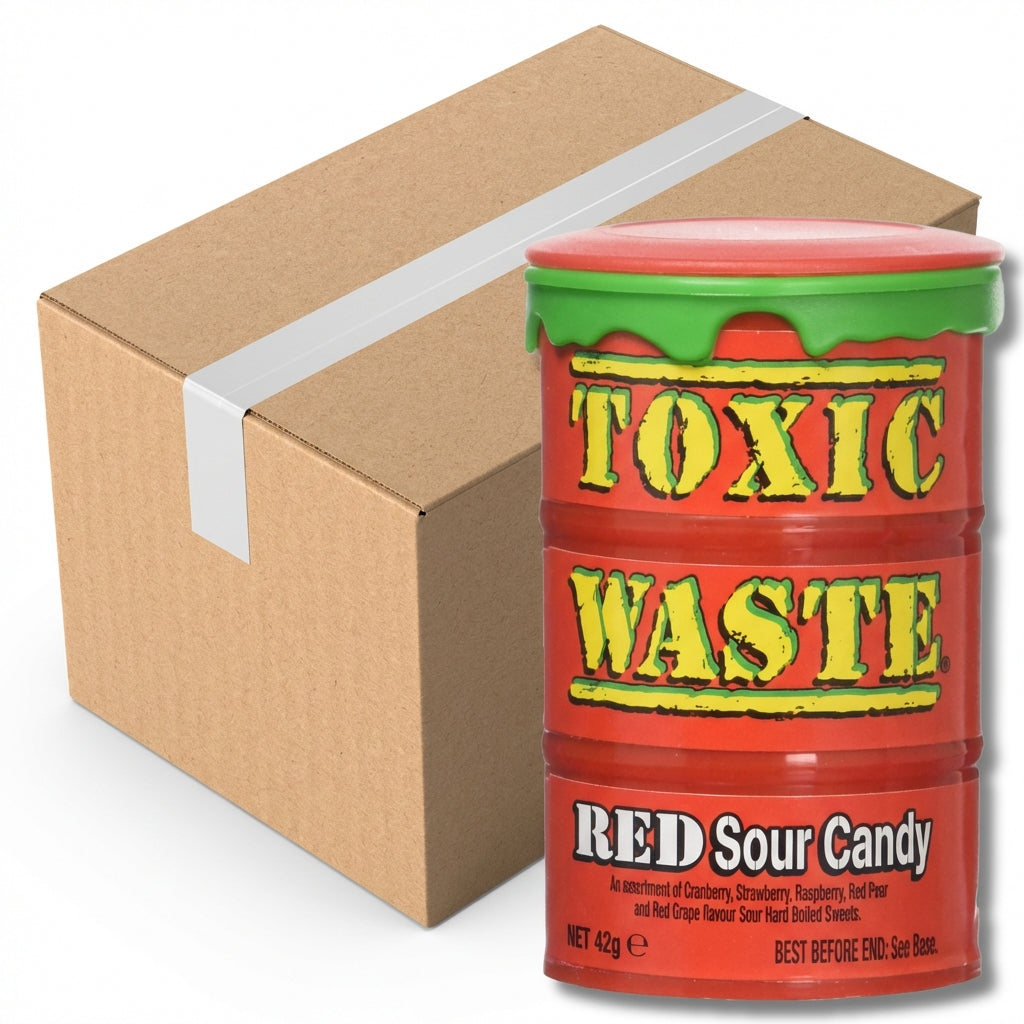 Toxic Waste Red Drum 42G (Case of 12)