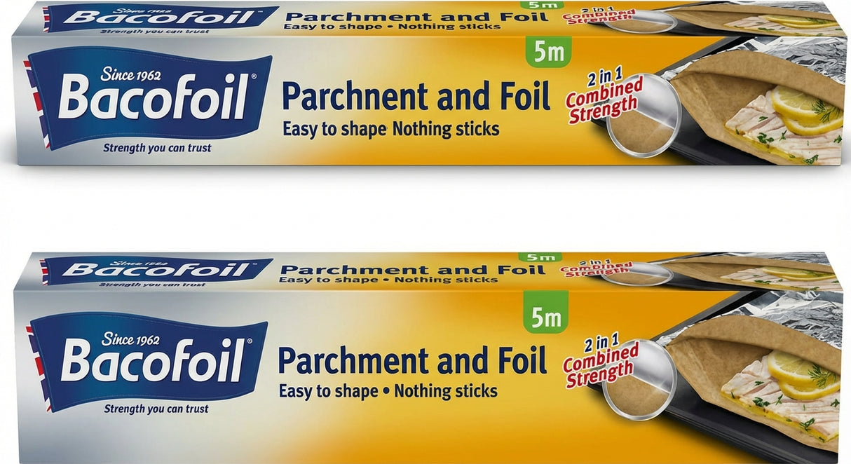 Bacofoil 2 In 1 Parchment & Foil 300MM X 5M (Case of 24)