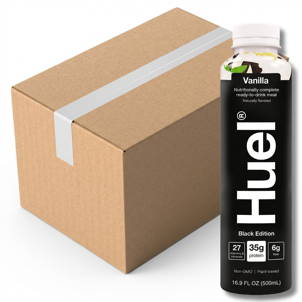 Huel Black Edition Vanilla 500ML (Case of 8)