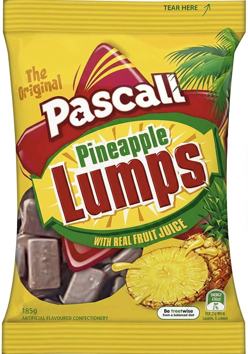 Pascall Pineapple Lumps 185G