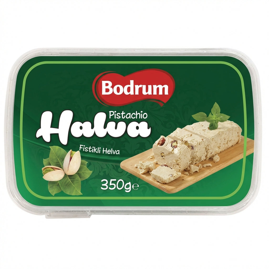 Bodrum Tahini Halva With Pistachio 350G
