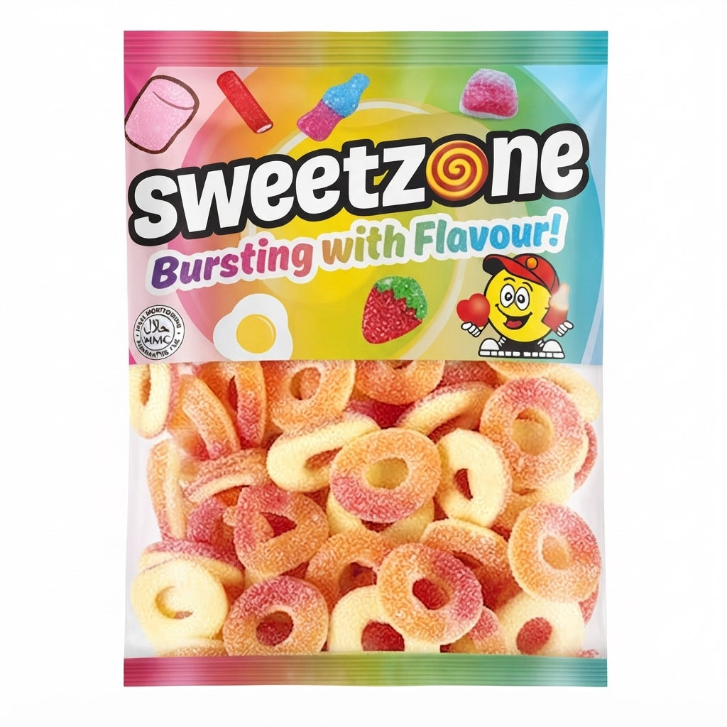 Sweetzone Peach Rings 1KG