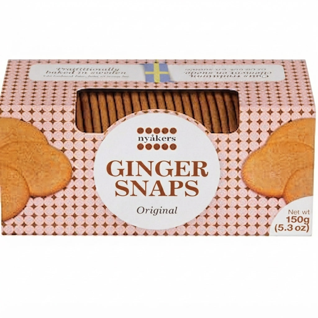 Nyakers Original Gingersnaps Biscuit 150G
