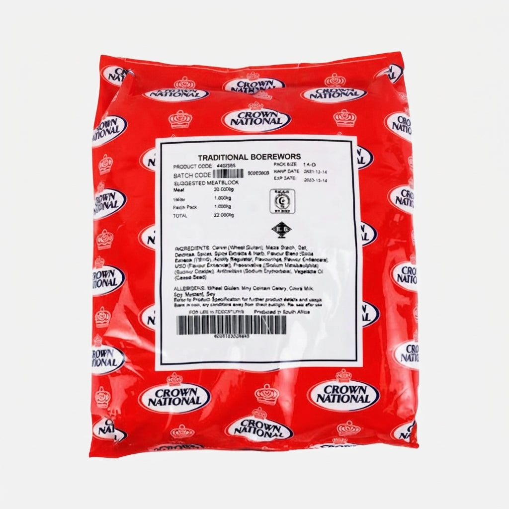 Crown National Traditional Boerewors 1KG