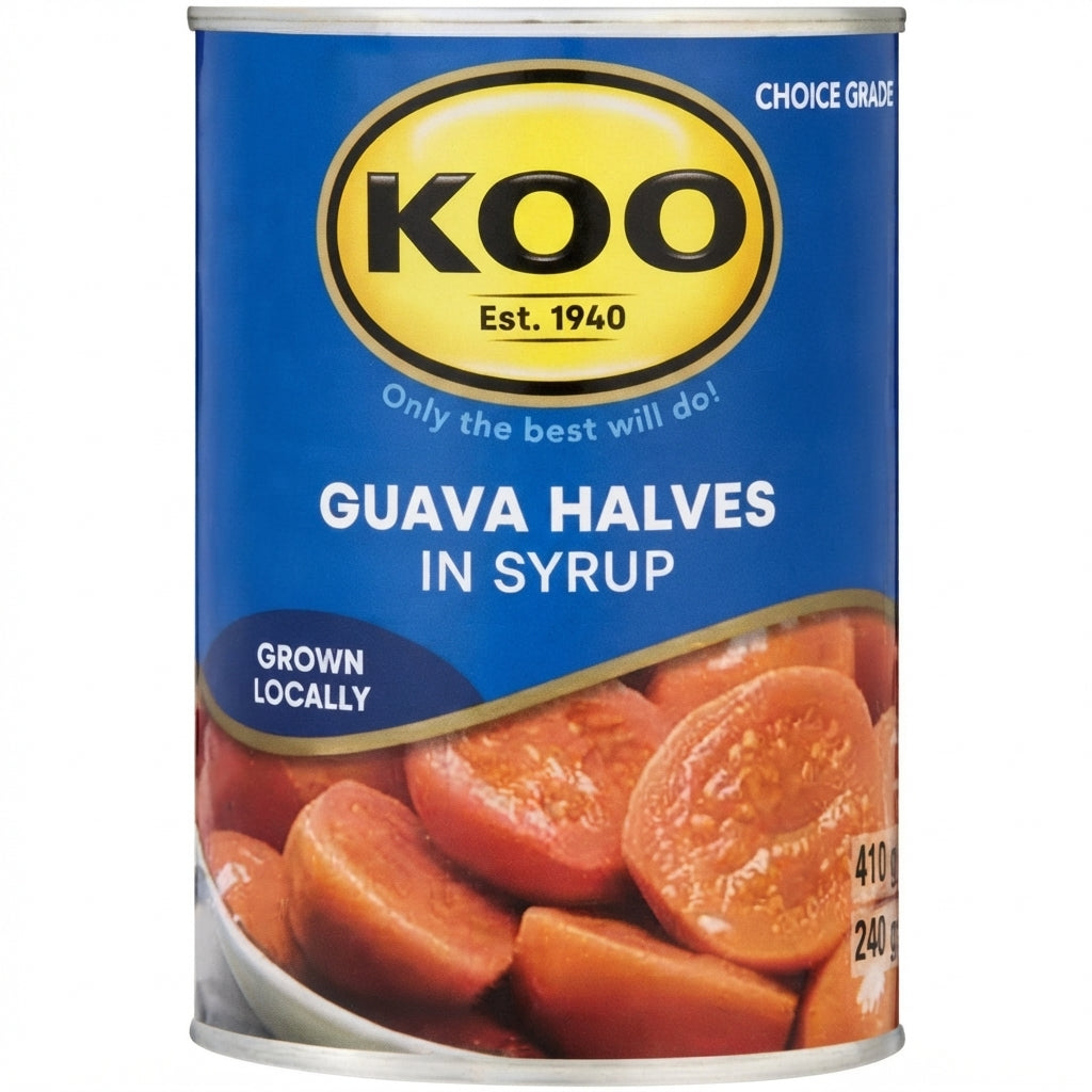 Koo Canned Fruit - Guava Halves In Syrup 410G