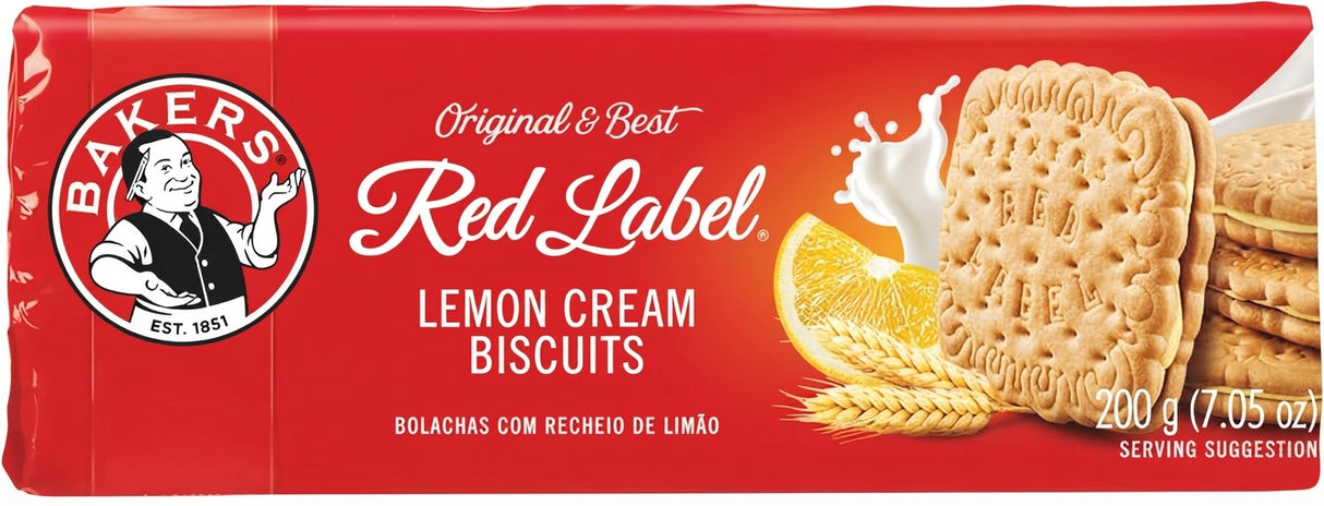 Bakers Red Label - Lemon Creams 200G