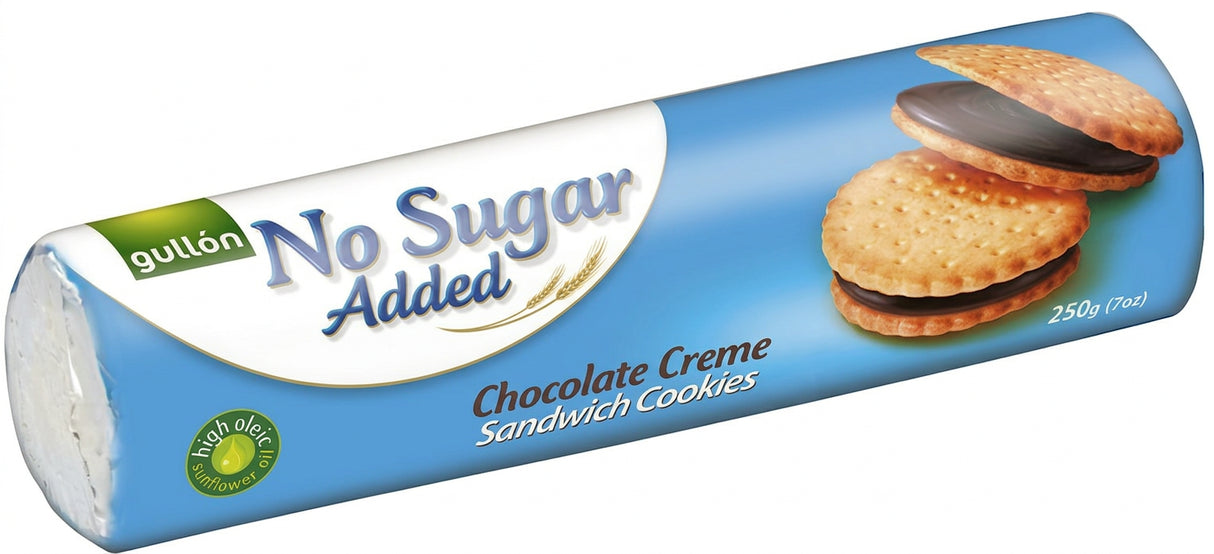 Gullon No Added Sugar Chocolate Cream 250G - World Food Shop