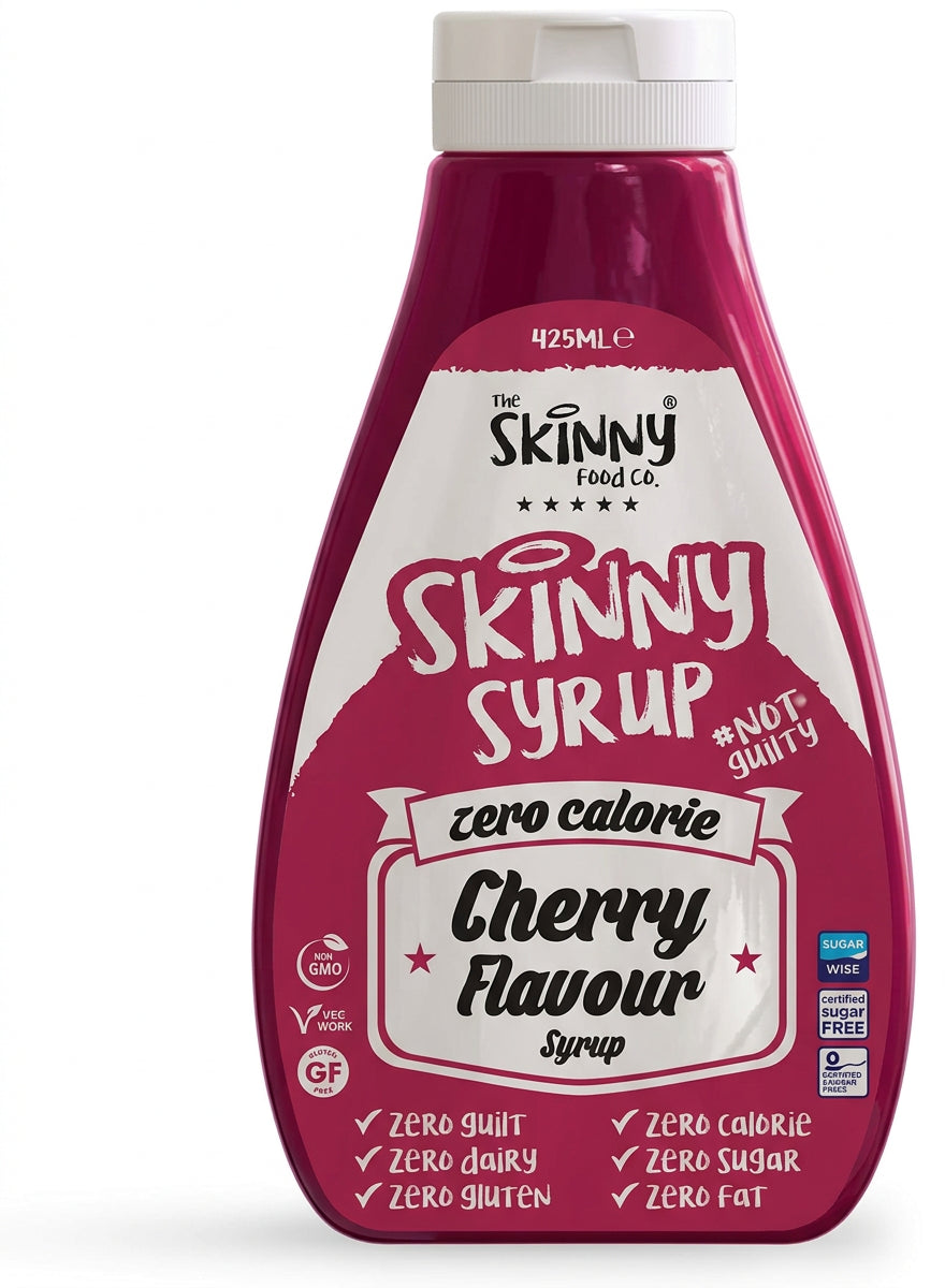 Skinny Syrup Zero Calorie Cherry Flavour Sugar Free 425Ml - World Food Shop