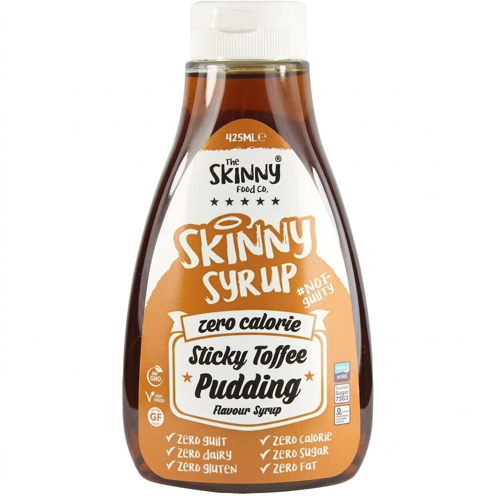 Skinny Syrup Zero Calorie Sticky Toffee Pudding Sugar Free 425Ml - World Food Shop