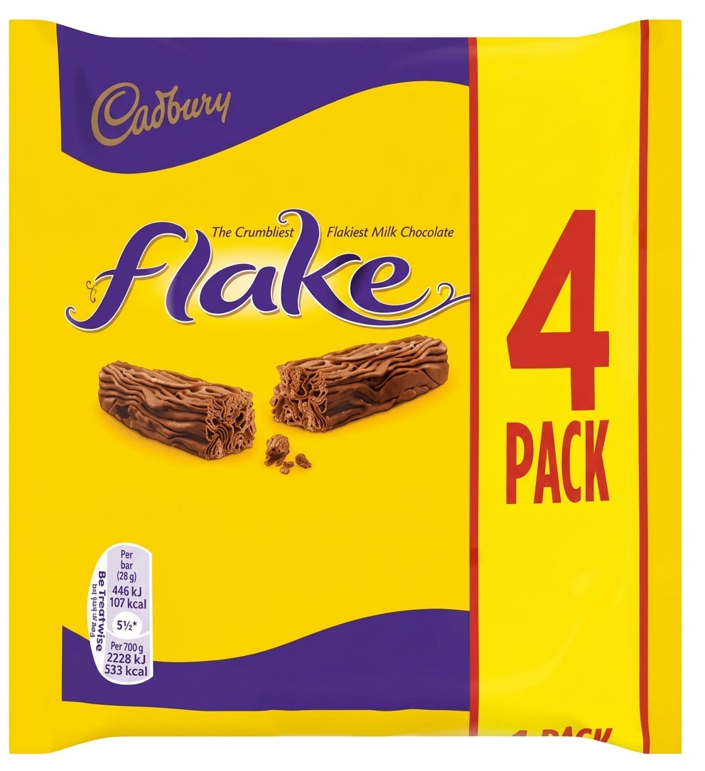 Cadburys Flake 4 Pack 80G - World Food Shop