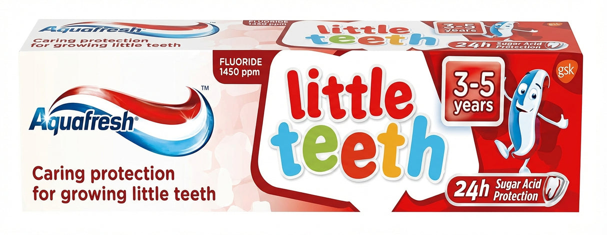 Aquafresh Toothpaste Little Teeth 50Ml - World Food Shop