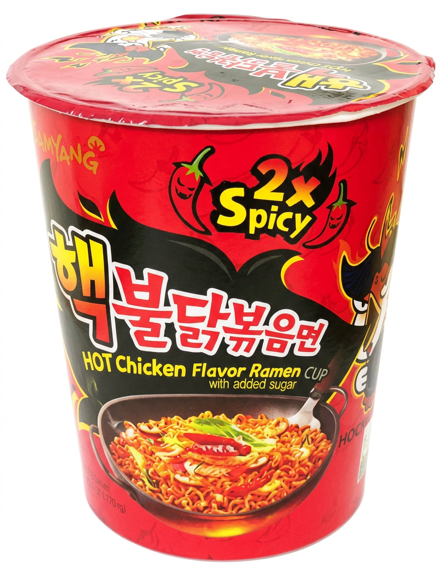Samyang Hot Chicken Ramyun (Double Spicy) Cup 70G - World Food Shop
