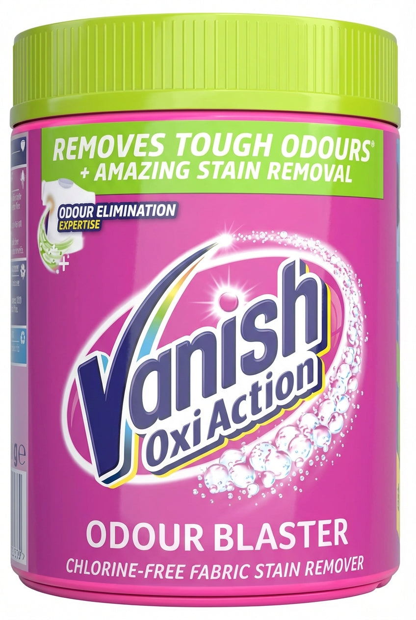 Vanish Oxi Action Powder Fabric Stain Remover Odour Blaster 750G