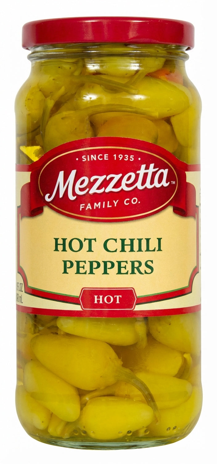 Mezzetta Hot Chilli Peppers 473ml