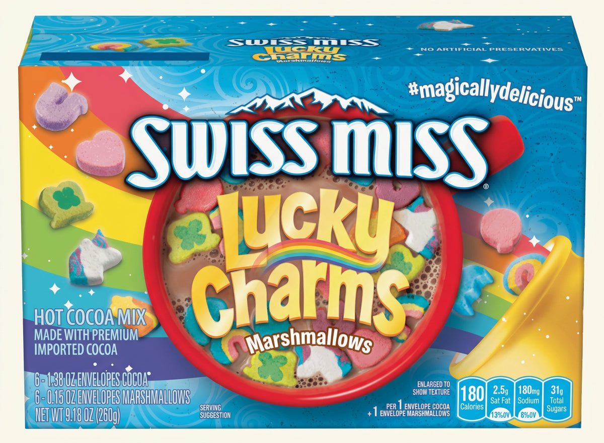 Swiss Miss Hot Cocoa Mix With Lucky Charms 260g