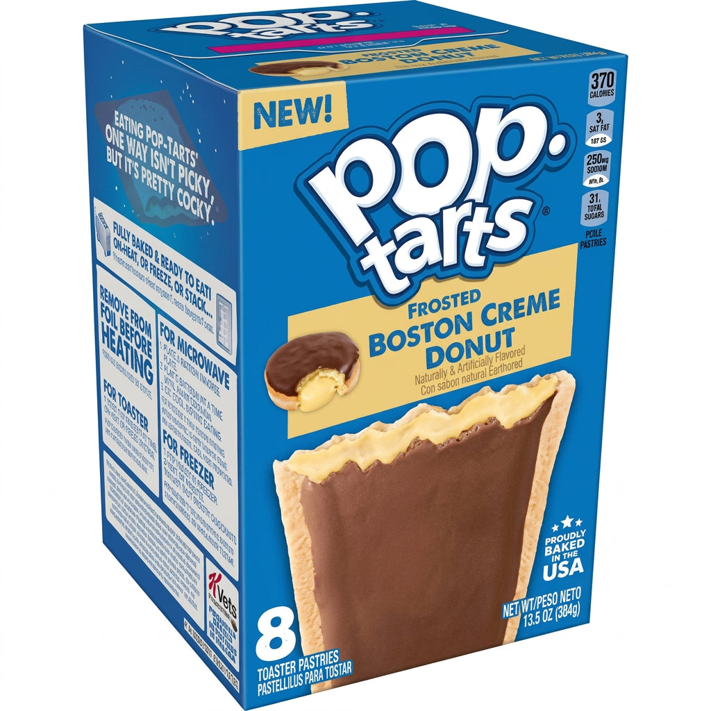 Kelloggs Pop Tarts Boston Creme Donut 13.5oz