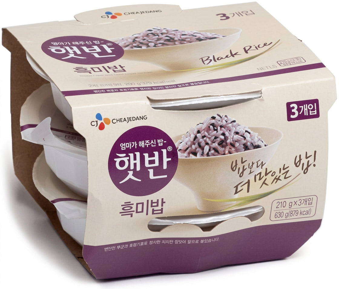 CJ Cooked Rice With Black Rice 3x210G
