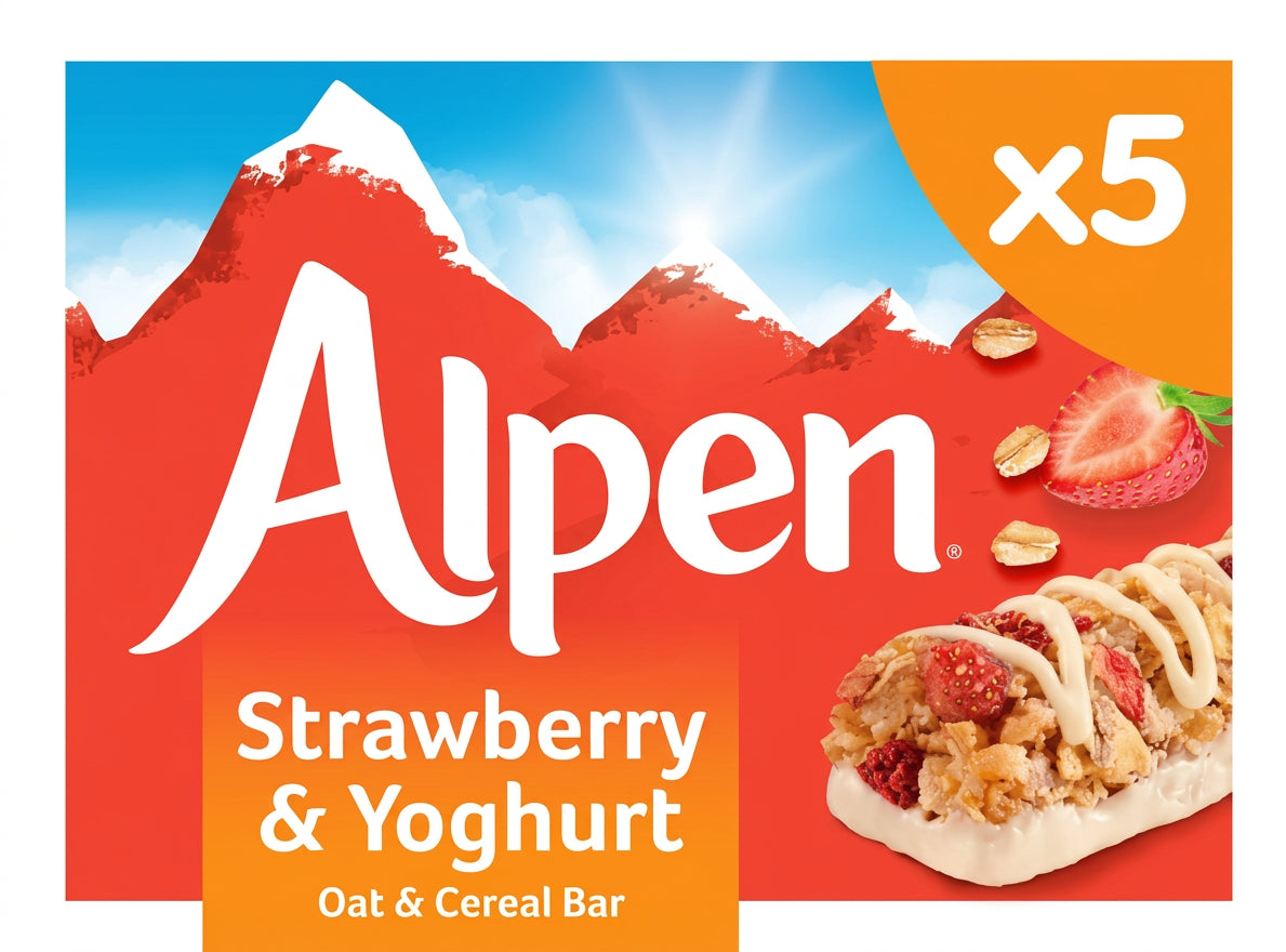 Alpen Strawberry and Yoghurt 5Pk