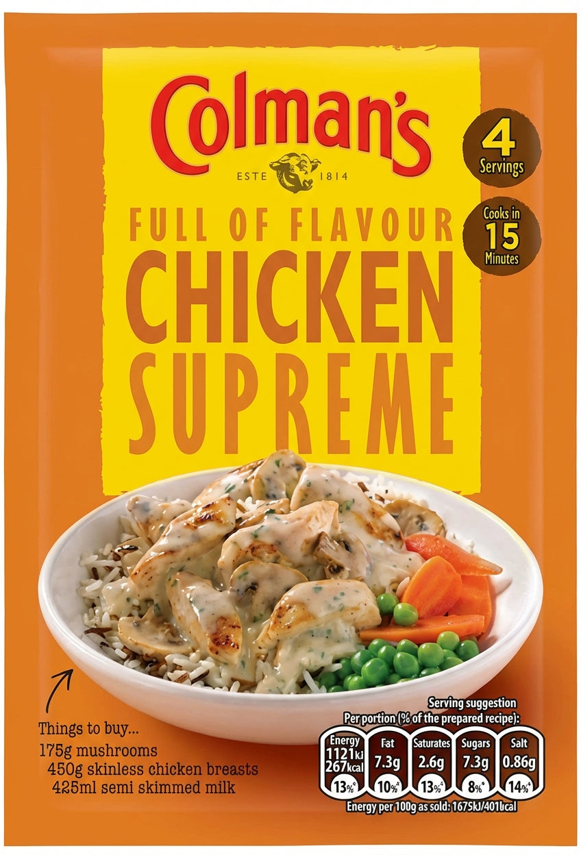 Colmans Chicken Supreme Mix 38G