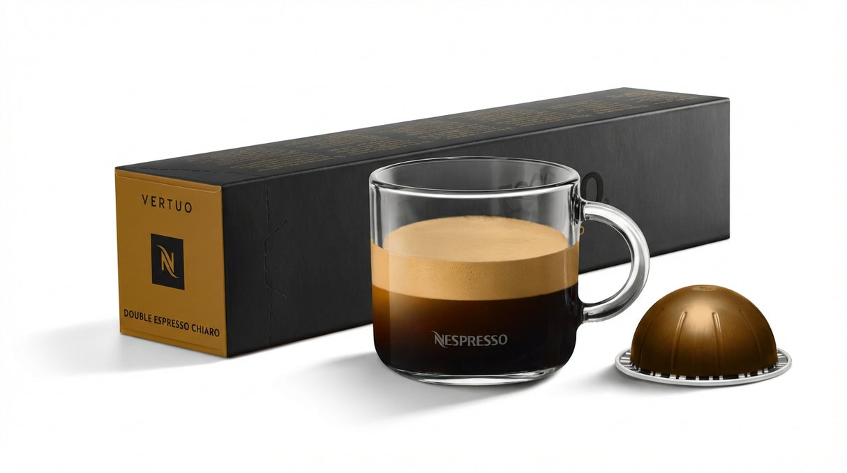 Nespresso Vertuo Double Espresso Chiaro 10 Capsules