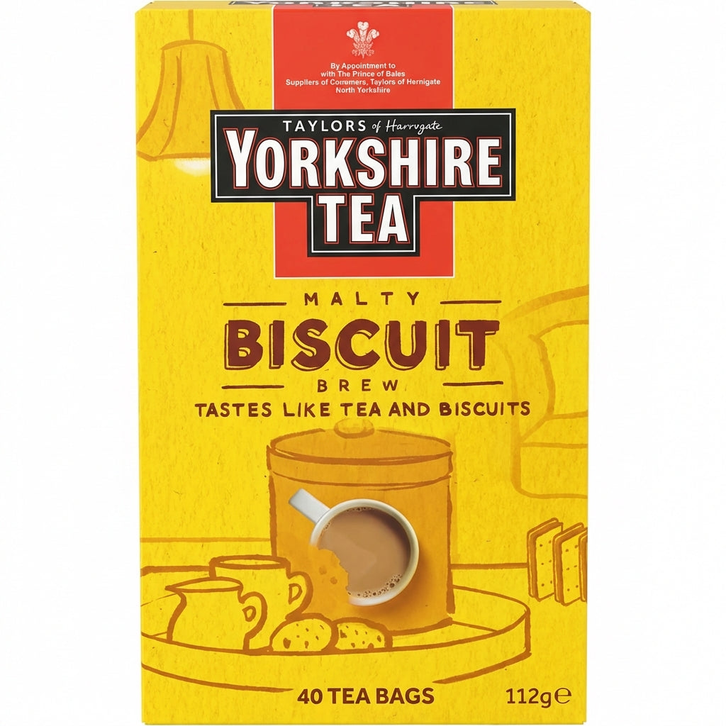 Taylors of Harrogate Biscuit Brew Yorkshire Tea 40s