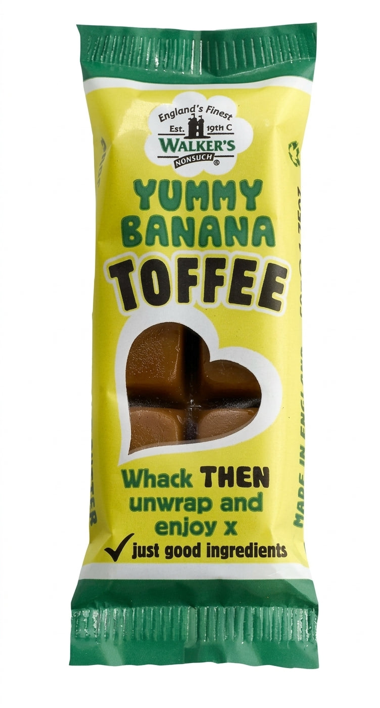 Walkers Nonsuch Yummy Banana Toffee Bars 50G