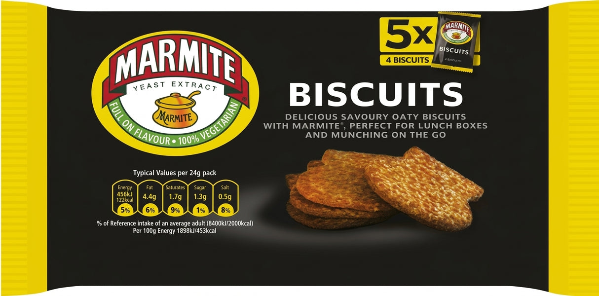 Marmite Biscuits 120G