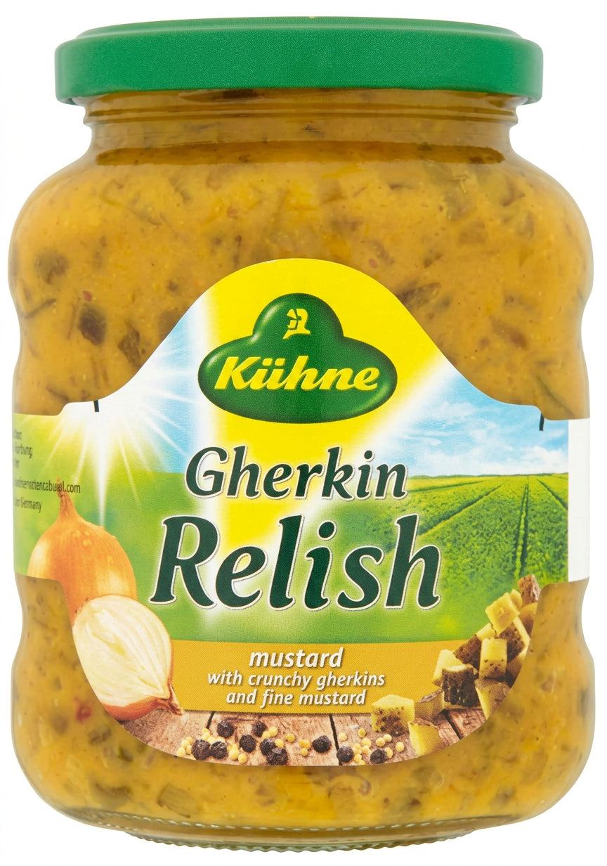 Kuhne Mustard Gherkin Relish 350G
