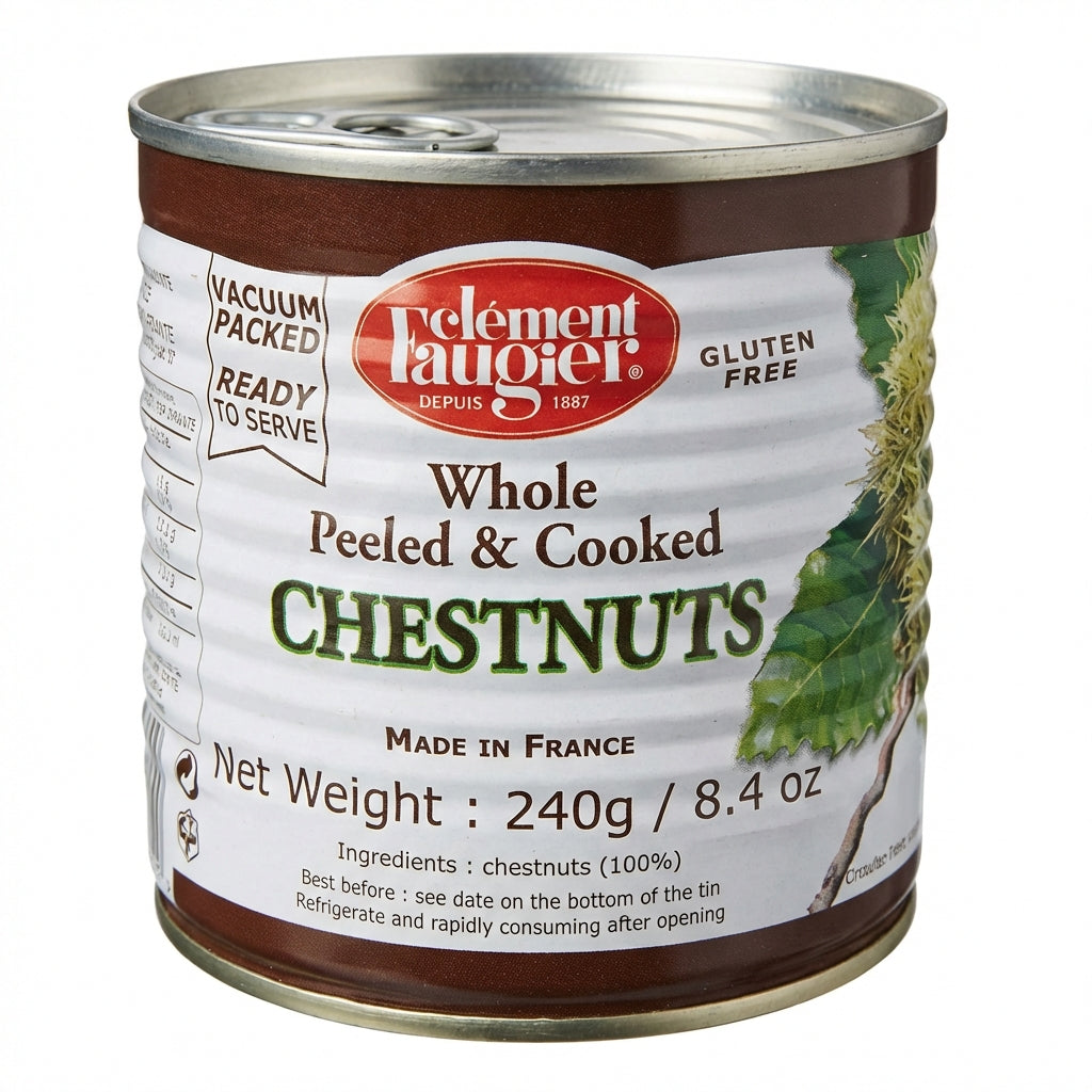 Clement Faugier Whole Peeled Chestnuts 240g