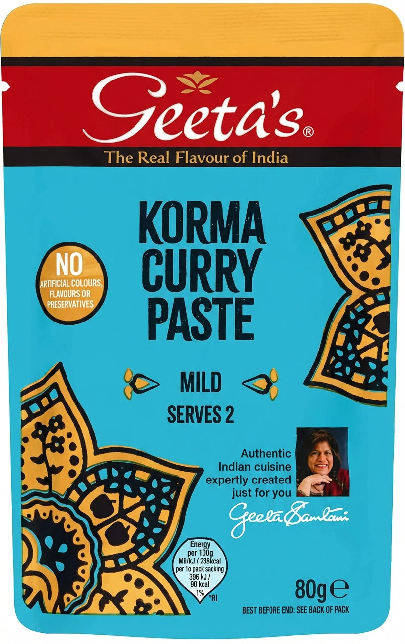 Geeta's Korma Curry Paste Mild 80G