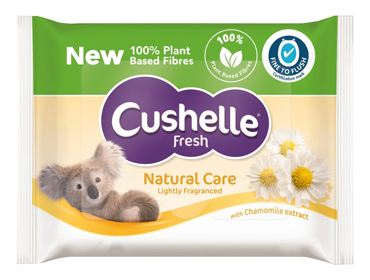 Cushelle Moist Toilet Wipes - Care 1PLY 42s