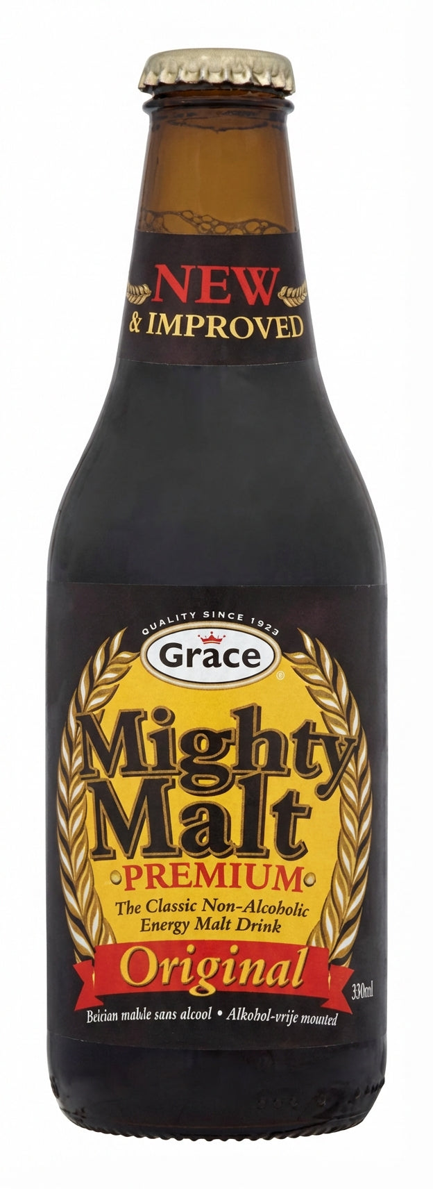 Grace Mighty Malt Glass Bottle 330ML
