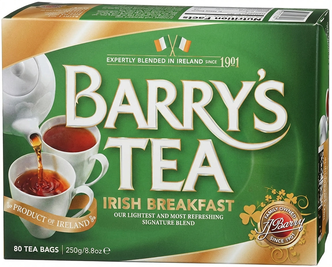 Barrys Irish Breakfast Teabags 80S (250G) - World Food Shop