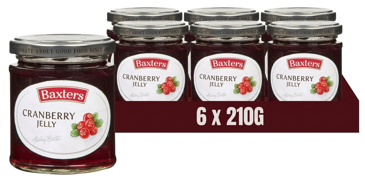 Baxters Cranberry Jelly 210G (Case of 6)