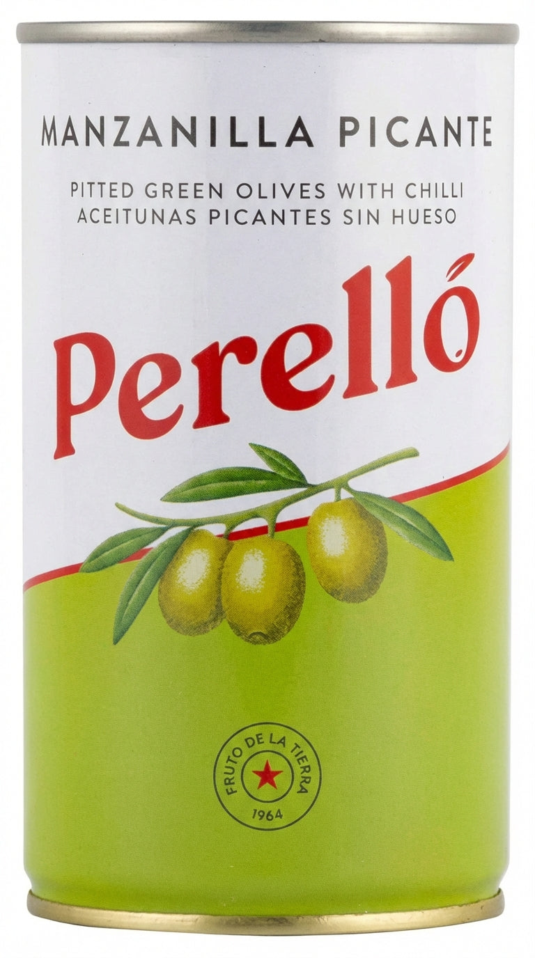 Perello Manzanilla Pitted Olives 150G