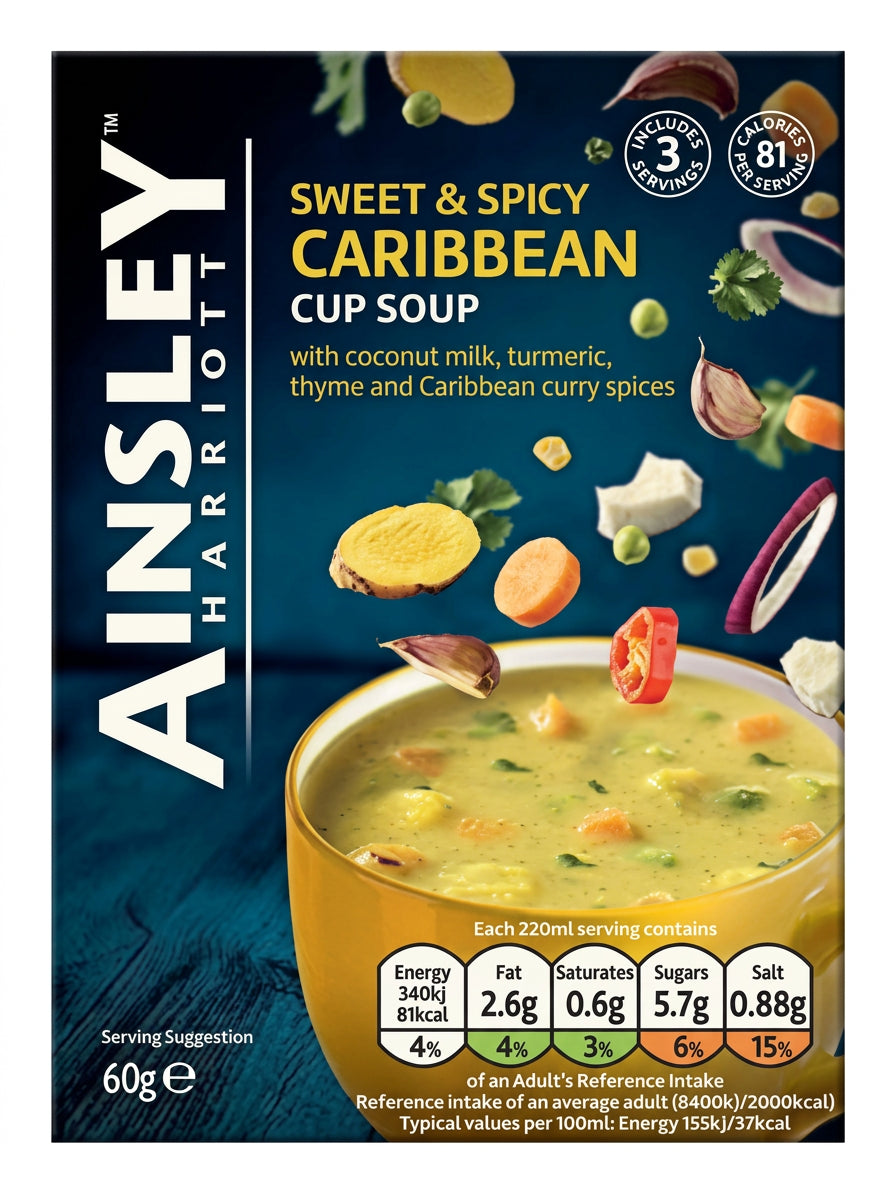 Ainsley Harriott Sweet & Spicy Caribbean Cup Soup 60G