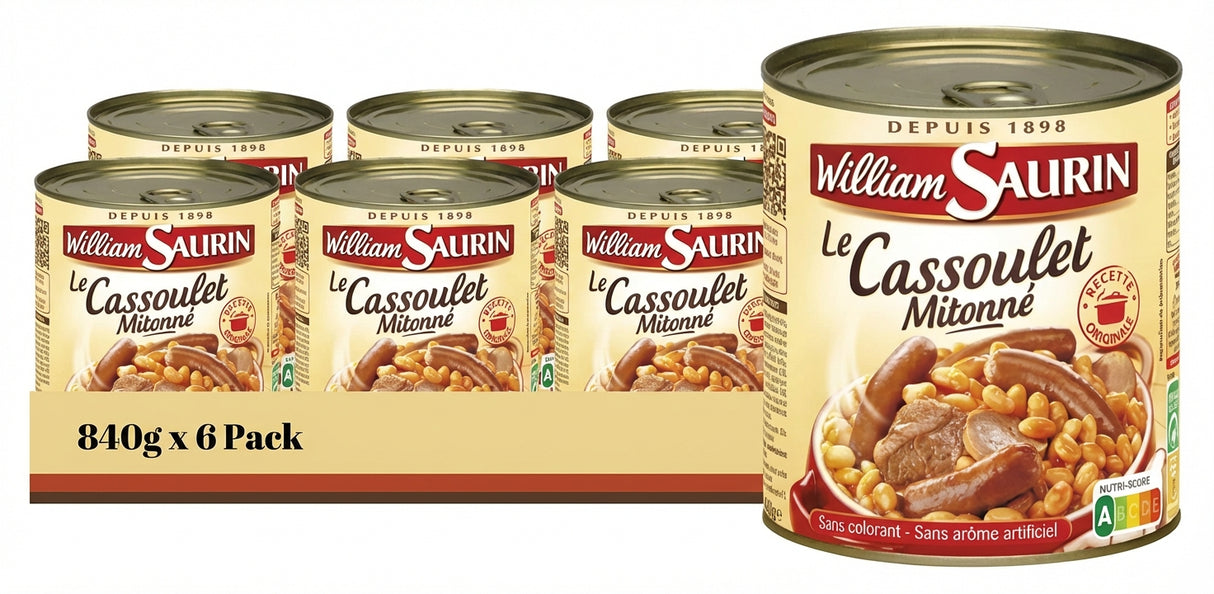 William Saurin Cassoulet 840G (Case of 6)