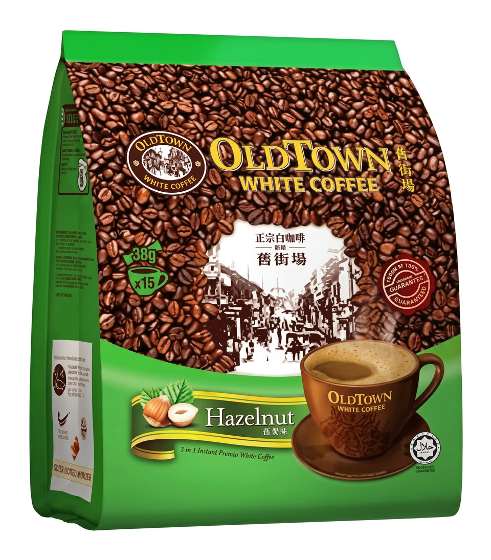 Old Town White Coffee Hazelnut 3-in-1 (570G)