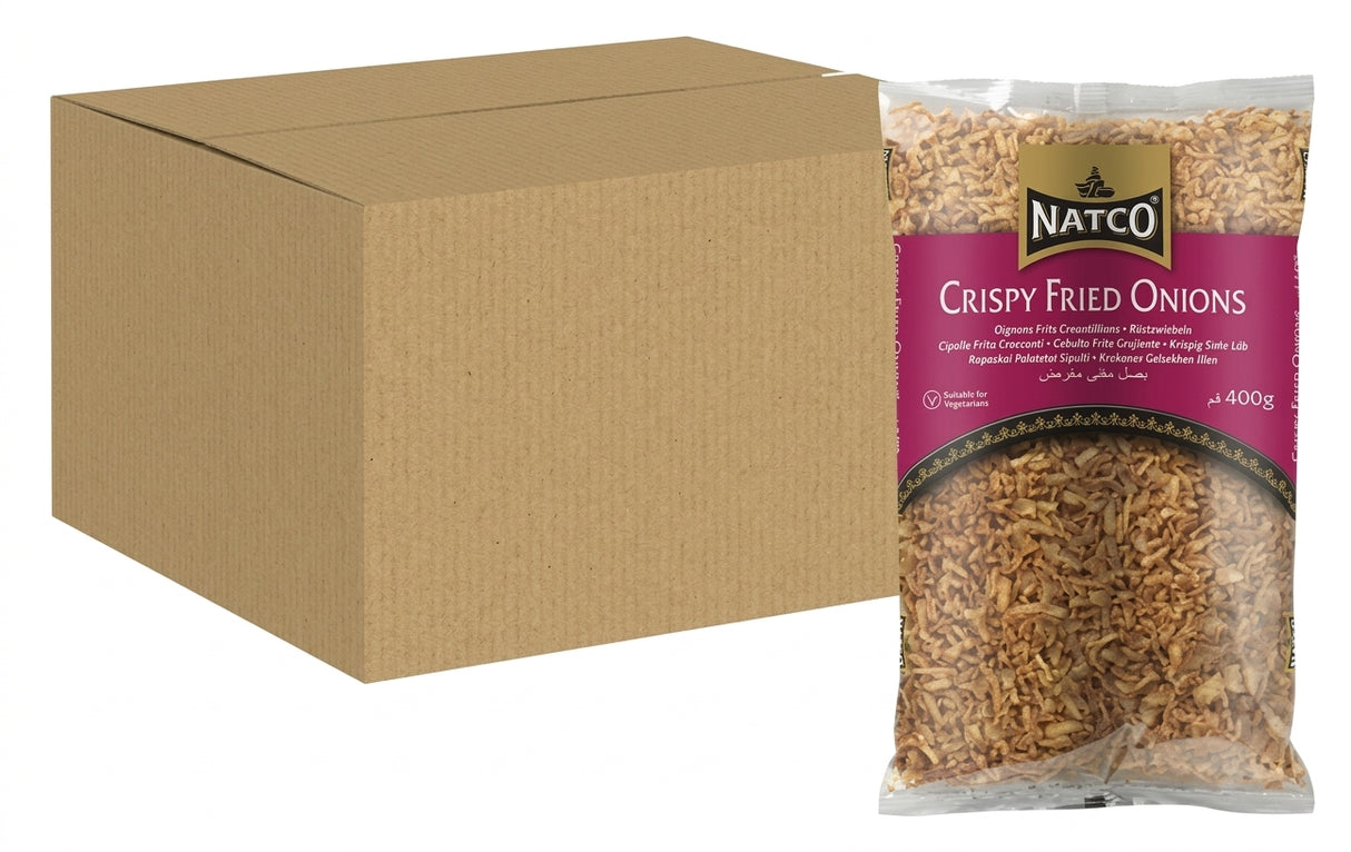 Natco Crispy Fried Onions 400G (Case of 12)