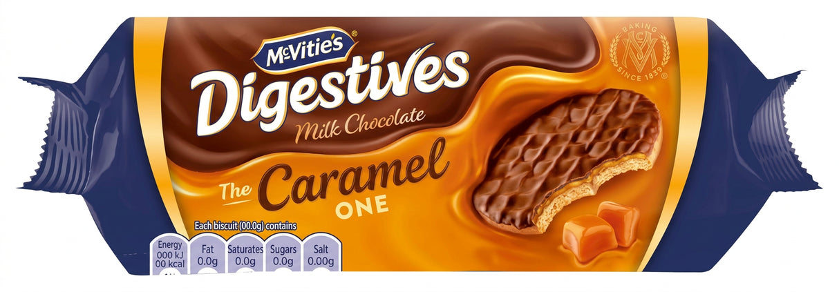 McVitie'S Digestives Milk Chocolate The Caramel One 250g