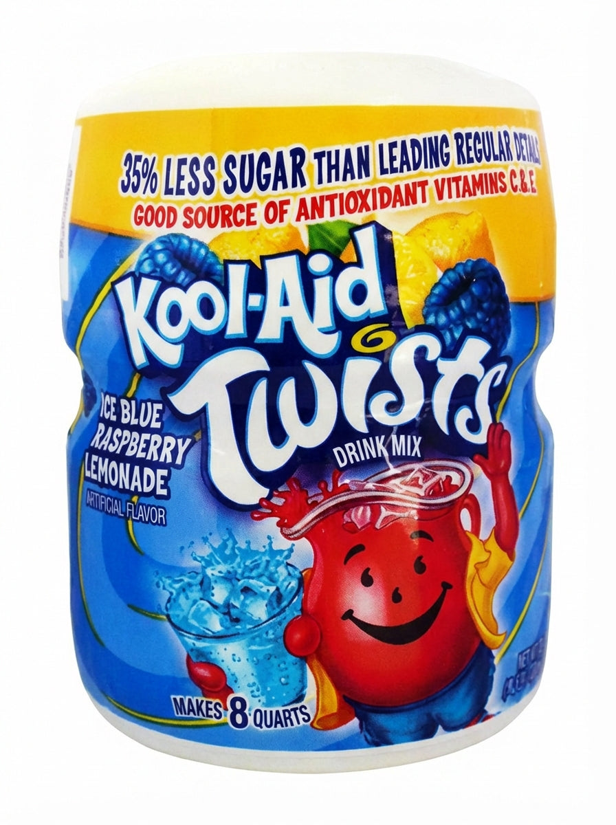 Kool-Aid Drink Mix Twists Ice Blue Raspberry Lemonade 567G