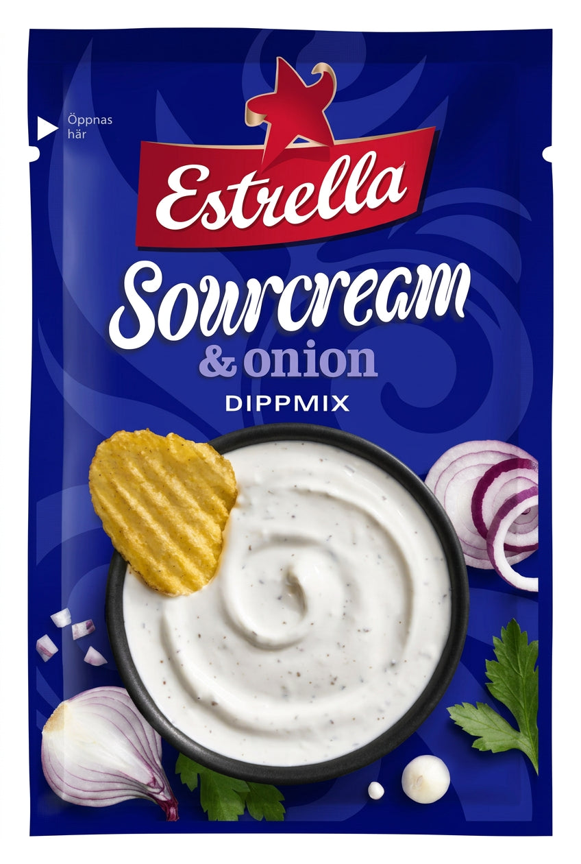 Estrella Sourcream & Onion Dipmix 24G