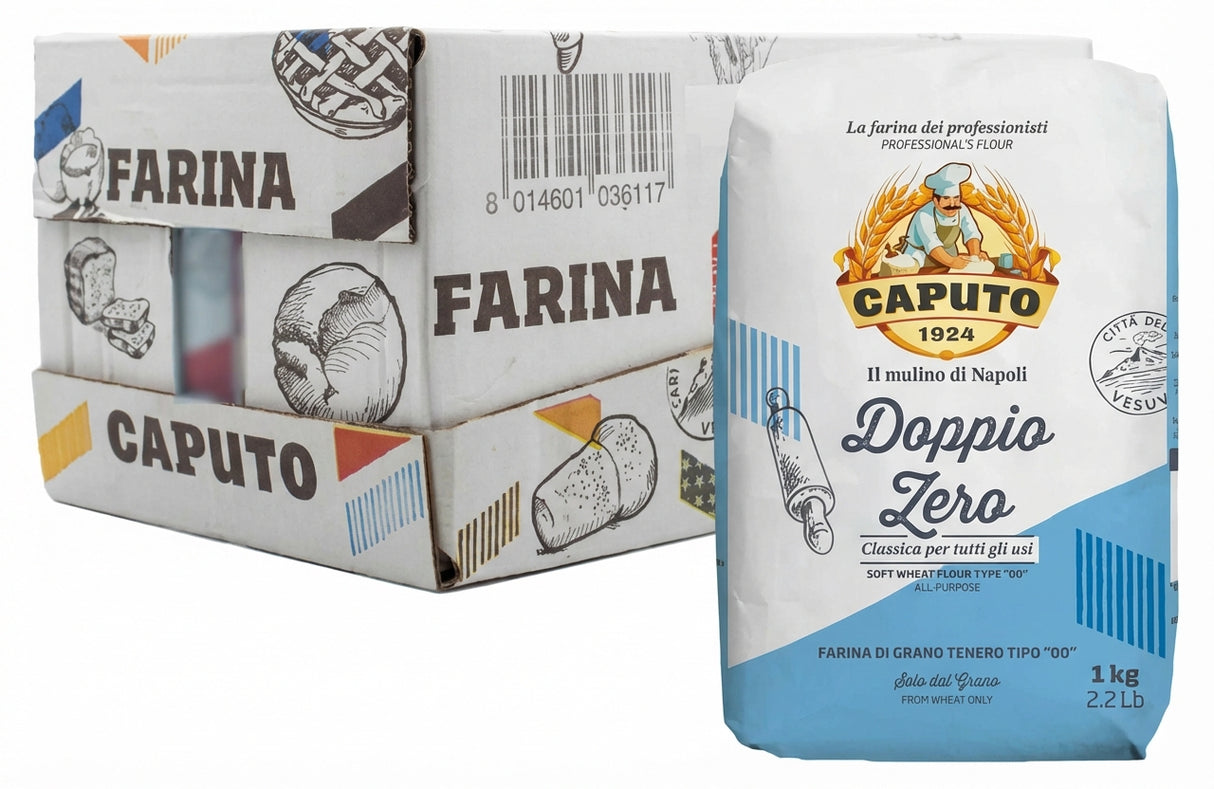 Caputo Doppio Zero "00" Flour Blue 1KG (Case of 10)