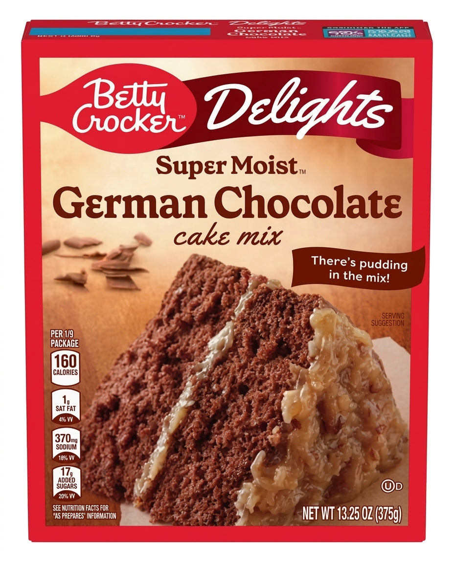 Betty Crocker German Chocolate Cake Supermoist 375G