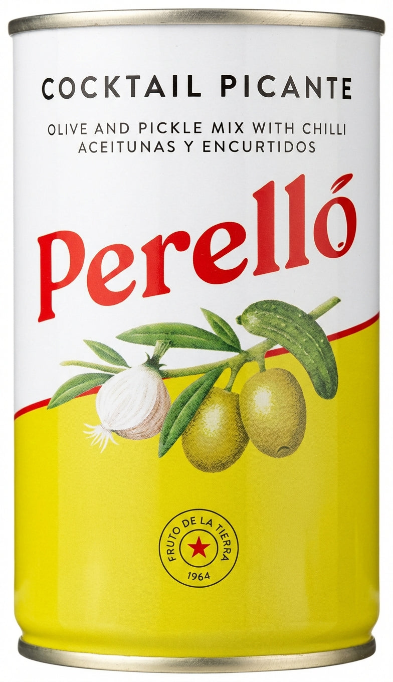 Perello Olive and Pickle Cocktail Mix Tin 180g