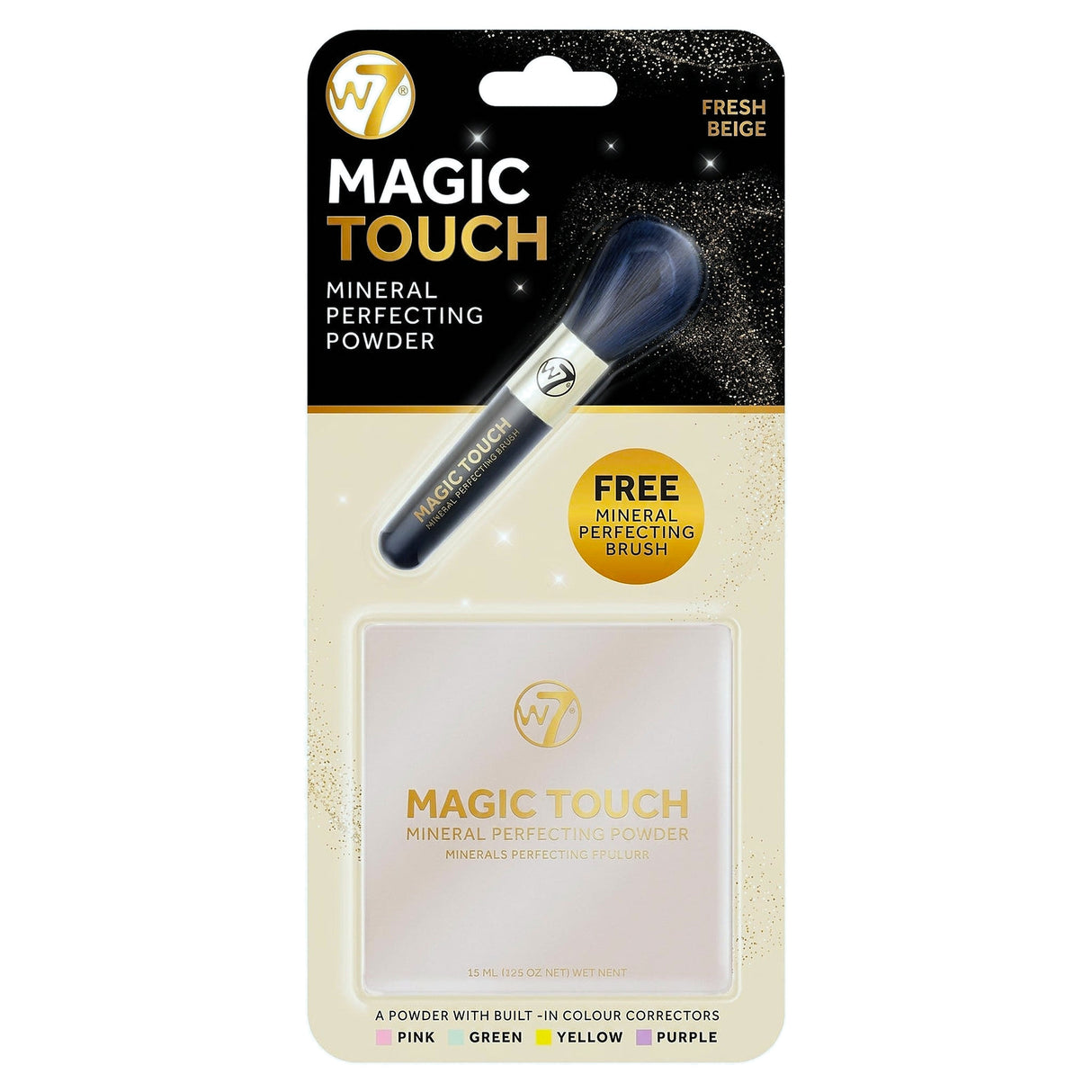 W7 Magic Touch Mineral Face Powder And Face Brush 10G+10G