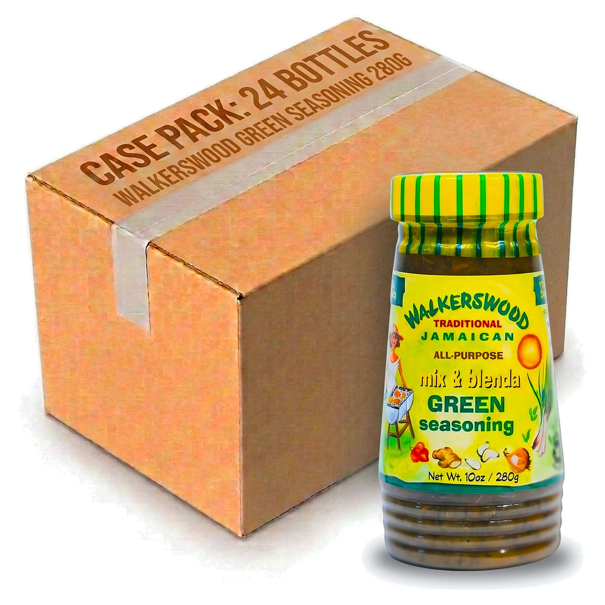 Walkerswood Mix & Blenda Green Seasoning 280G (Case of 24)