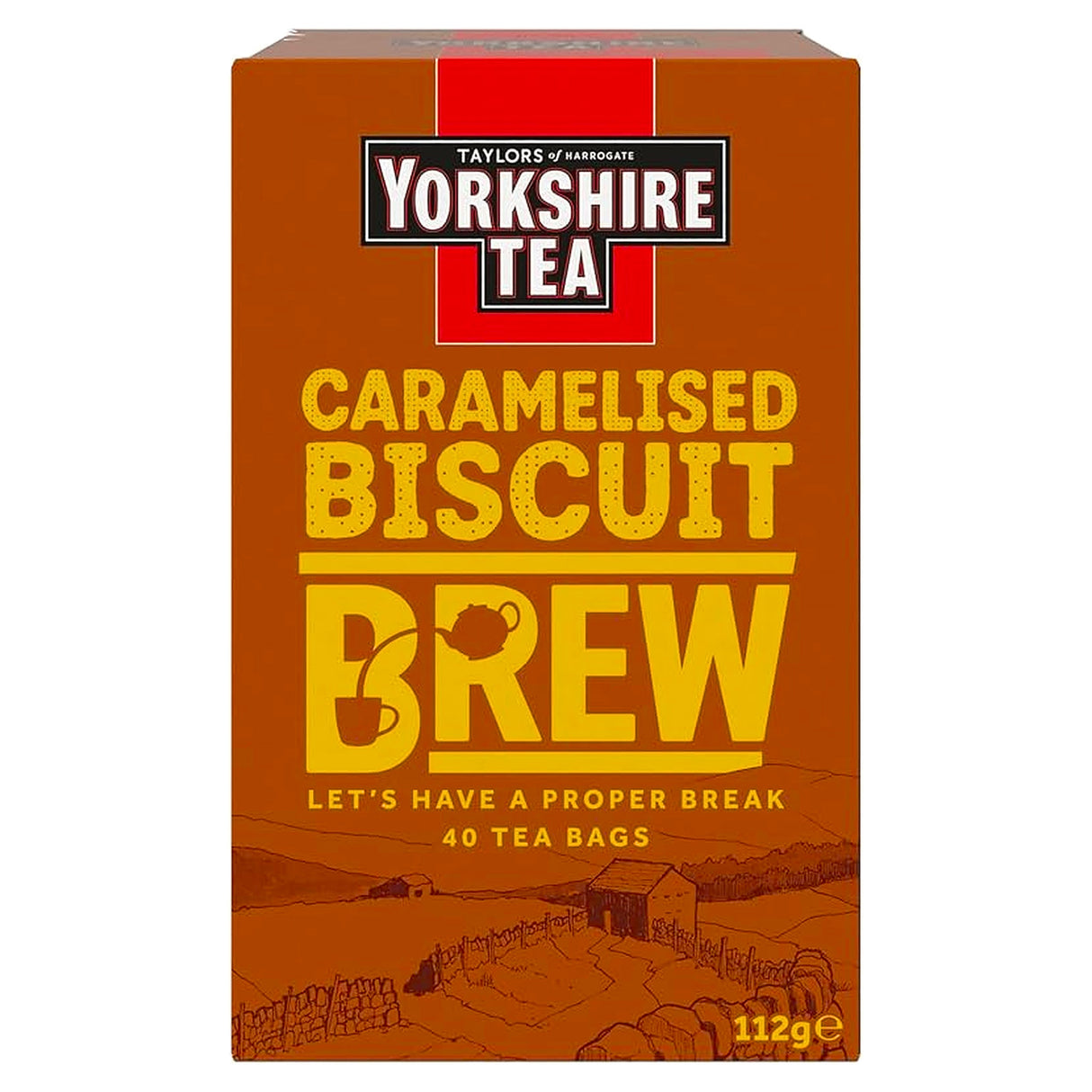 Yorkshire Tea Caramelised Biscuit Brew 40s